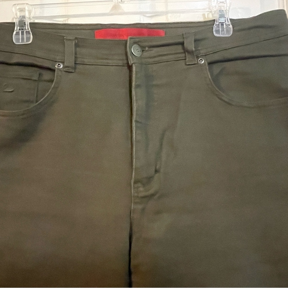 Gloria Vanderbilt Women's Straight Leg Jeans - Olive Green
